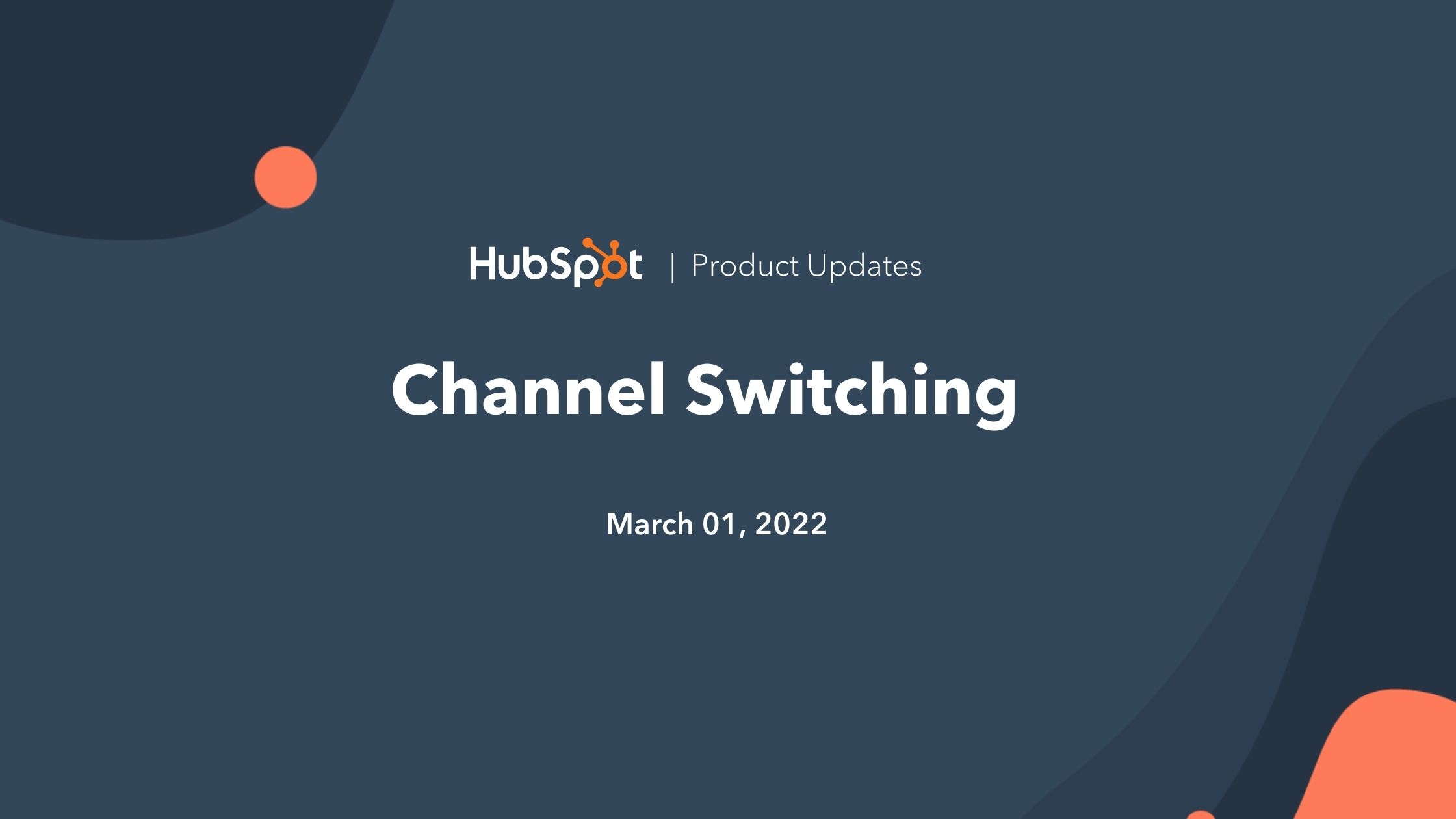 Channel Switching